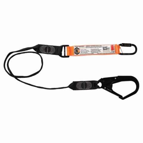 LINQ WEBBING LANYARD SNG LEG 1 X D.A KARABINER 1 X D.A SCAFF HOOK